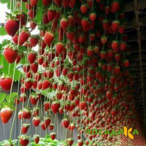 Клубника ампельная Анастасия купить по цене от 370р. в интернет-магазине «Посадика» с доставкой почтой в в Янауле и по всей России – [изображение №1].