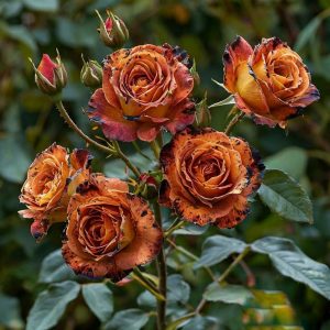 Роза плетистая Оранжевый Бриллиант купить по цене от 450р. в интернет-магазине «Посадика» с доставкой почтой в в Янауле и по всей России – [изображение №1].